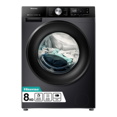 Hisense WF3S8043BB3 8kg 1400 Spin Washing Machine - Black 