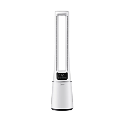 Midea AMS150-PBW Bladeless Tower Fan With Air Purifier White