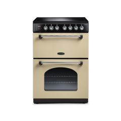 Rangemaster CLA60ECCR/C Classic 60 Electric Cooker With Ceramic Hob Cream/Chrome
