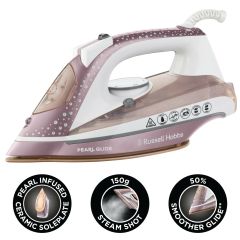 Russell Hobbs 23972 Pearl Glise 2600W Steam Iron Rose