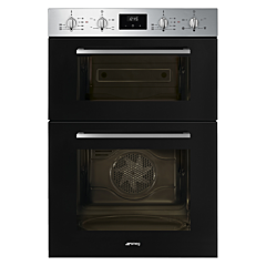 Smeg DOSF400B 59.7cm Built In Electric Double Oven - Black