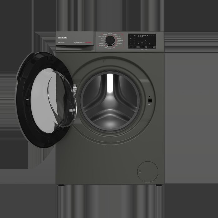 Blomberg LWA18461G 8kg 1400 Spin RecycledTub Washing Machine - Graphite