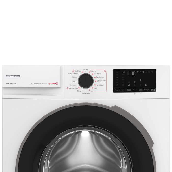 Blomberg LWA29461W 9kg 1400 Spin RecycledTub Washing Machine - White