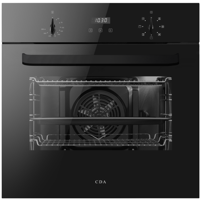 CDA SC223BL 59.5cm Electric Single Oven - Black