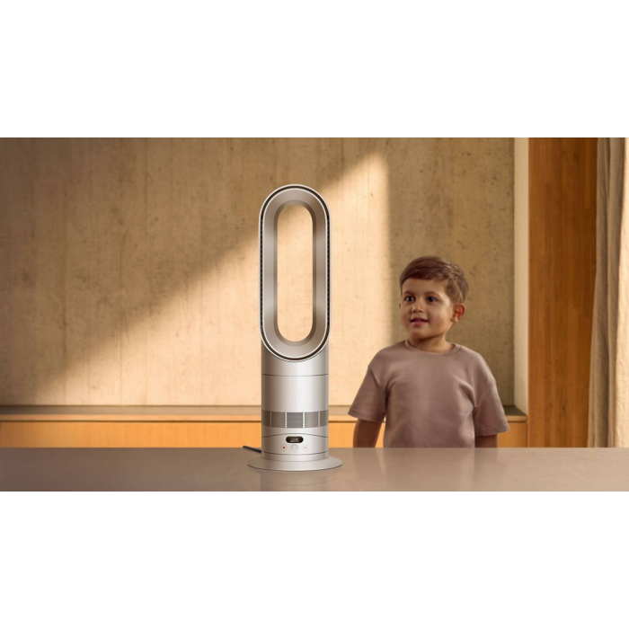 Dyson 330HF1 Hot+Cool Fan Heater - White & Nickel