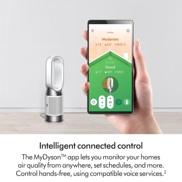 Dyson HP11 Hot & Cool Purifier - White Model Features