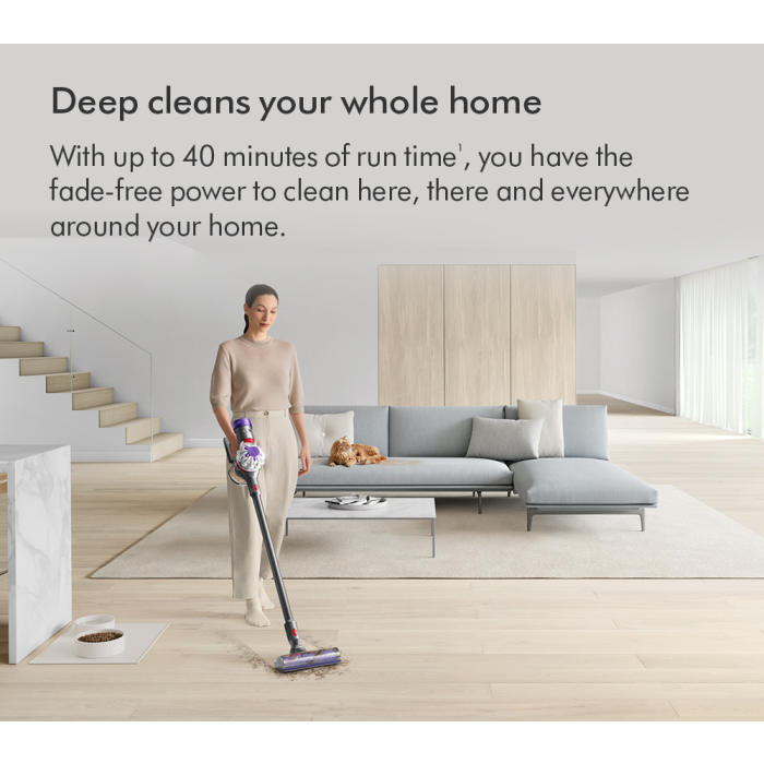 Dyson V8ADVANCED-24 Vacuum Cleaner - Silver/Nickel