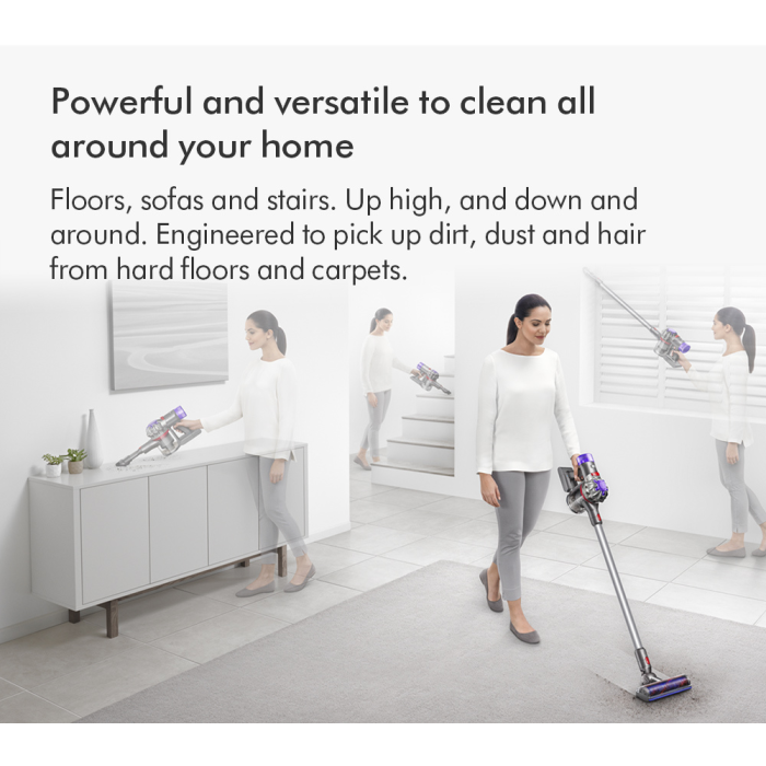 Dyson V8ADVANCED-24 Vacuum Cleaner - Silver/Nickel