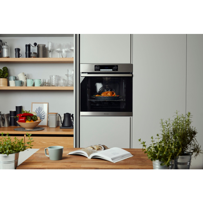 Hisense BI62212AXUK 59.5cm Built In Electric Single Oven - Stainless Steel