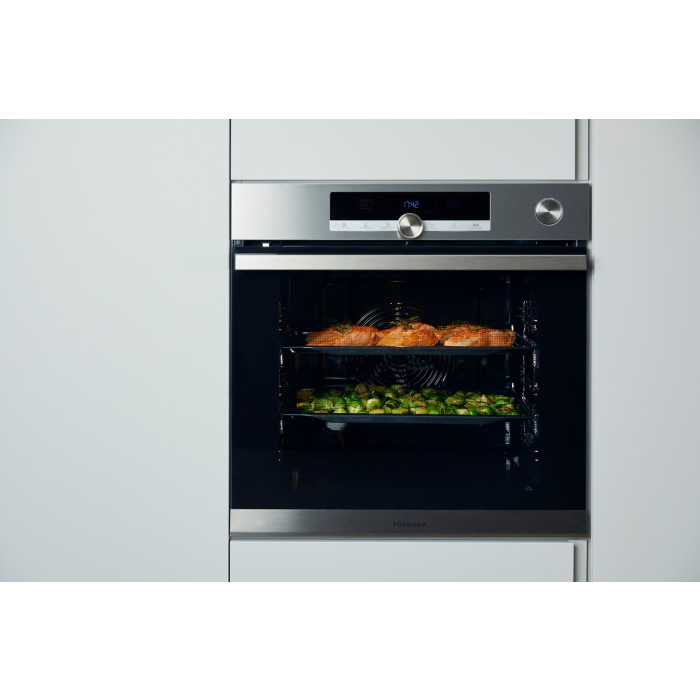 Hisense BI62212AXUK 59.5cm Built In Electric Single Oven - Stainless Steel