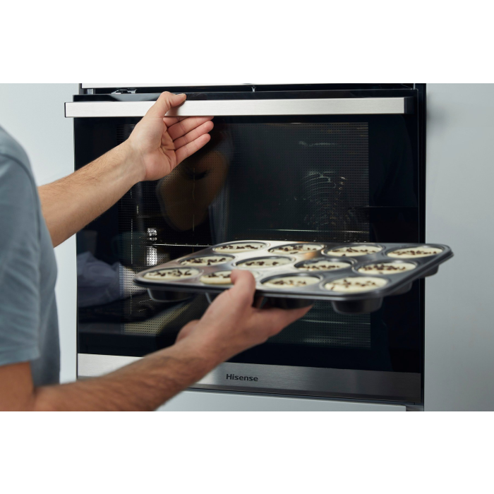 Hisense BI62212AXUK 59.5cm Built In Electric Single Oven - Stainless Steel
