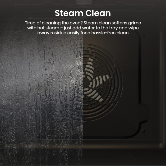 Hisense BI622AXPGUK Built In Electric Oven 59.5cm Black Steel