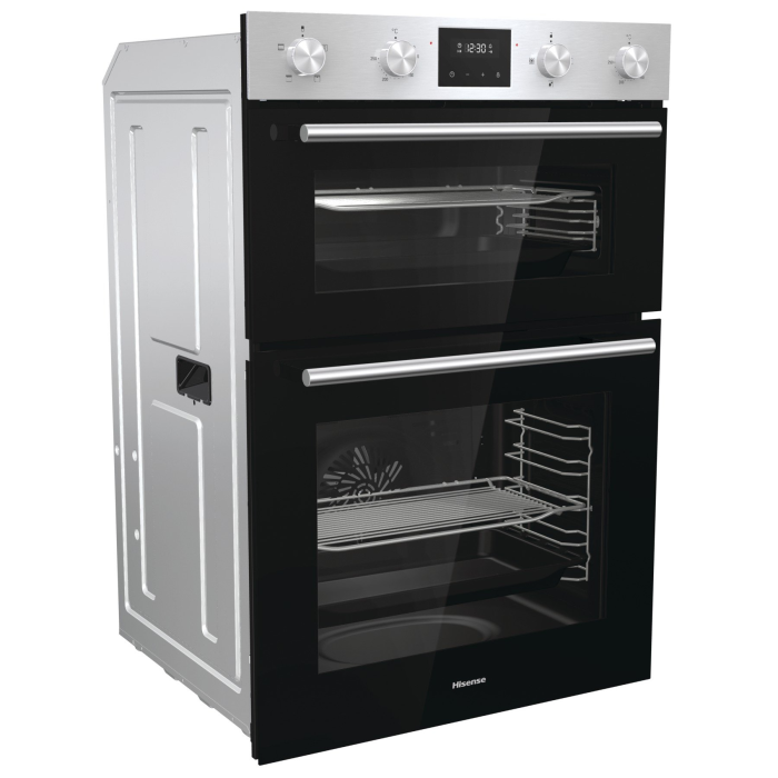 Hisense BID95211XUK 59.4cm Built In Electric Double Oven - Stainless Steel