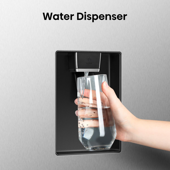 Hisense RS840N4WCE 60/40 Fridge Freezer - Stainless Steel