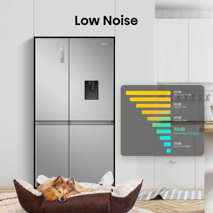 Hisense RS840N4WCE 60/40 Fridge Freezer - Stainless Steel