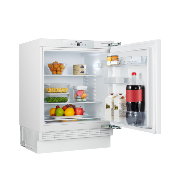 Hisense RUL178D4AWE 59.5cm Intergrated Undercounter Larder Fridge - White