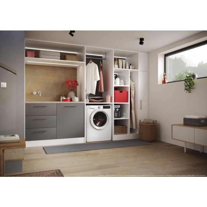 Hoover H3DPS4866TAM6 8kg/6kg 1400 Spin  Washer Dryer - White