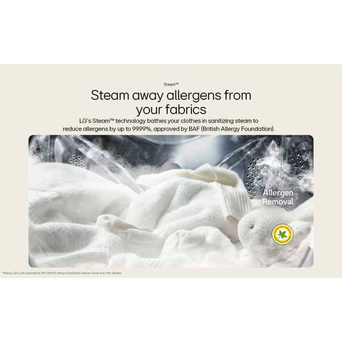 LG FWY606WWLN1 10kg/6kg 1400 Spin Washer Dryer - White