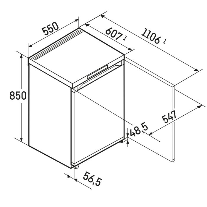 Liebherr TG14VE04 55cm Freezer - White