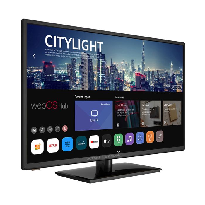 Mitchell + Brown JB32DVD1811ST 32″ HD Ready Webos Smart DVD TV Combo 