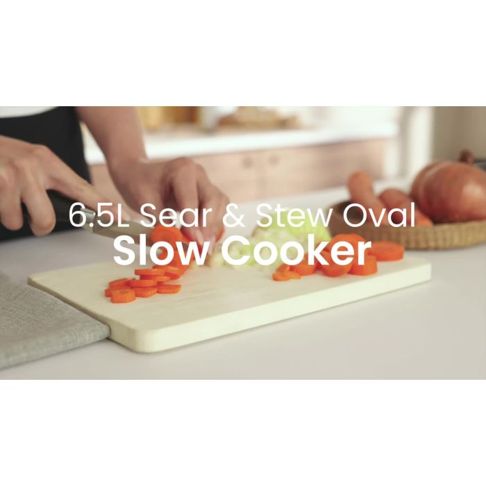 Morphy Richards 461016 Sear & Stew Slow Cooker - 6.5L Rose Gold