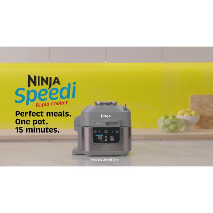 Ninja ON400UK Speedi 10-in-1 Rapid Cooker & Air Fryer - Grey