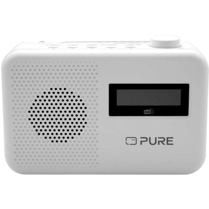 PURE ELANONE2W Portable Dab+ Radio With Bluetooth White
