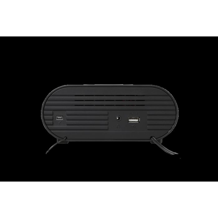 Roberts Radio ORTUSDABW DAB Charge DAB+/FM Bluetooth Clock Radio - Black