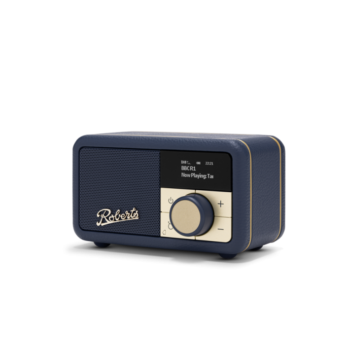 Roberts PETITE2MB Revival Dab/Dab+/Fm RDS Bluetooth Portable Radio Midnight Blue