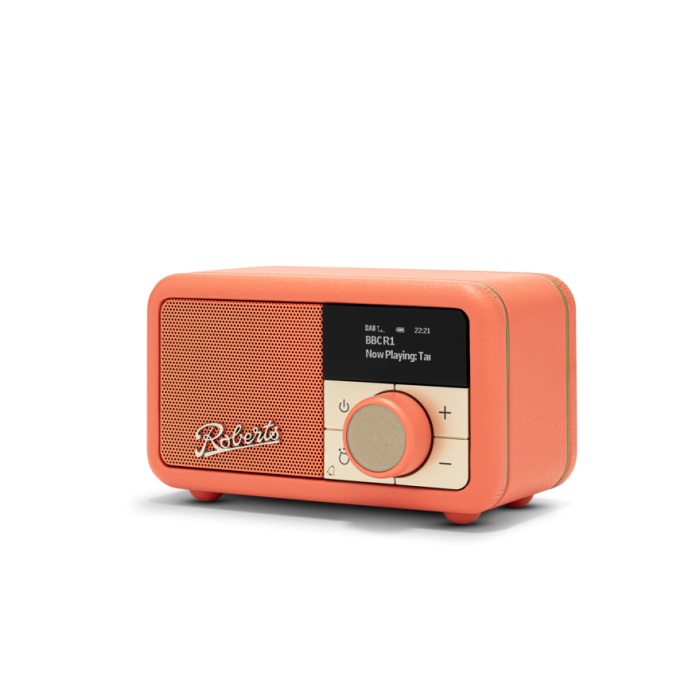 Roberts PETITE2PO Revival Dab/Dab+/Fm RDS Bluetooth Portable Radio Pop Orange