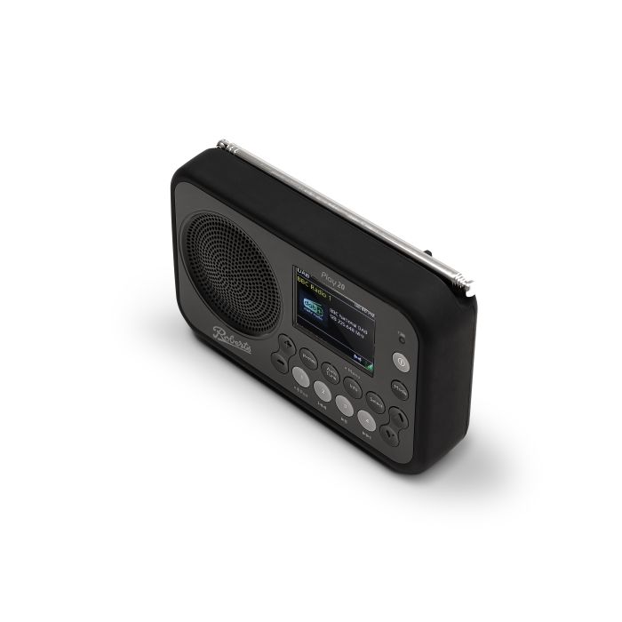 Roberts Radio PLAY20BK DAB+/DAB/FM RDS Radio - Black