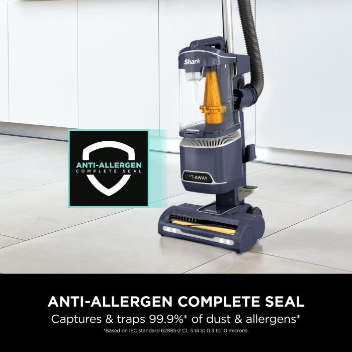 Shark NZ691UK Anti Hair Wrap Upright Vacuum Cleaner with Lift-Away - Royal Grey