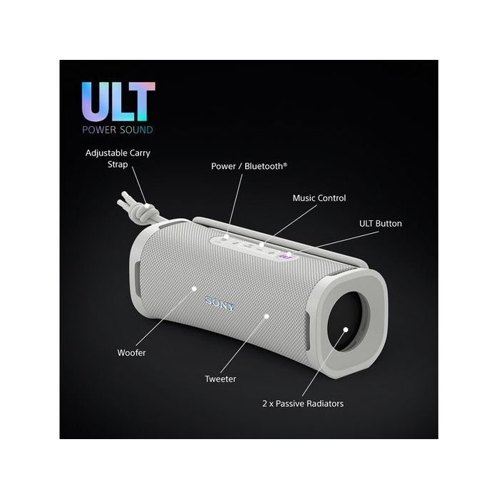 Sony SRSULT50W.CE7 Wireless Bluetooth Portable Speaker - Off White