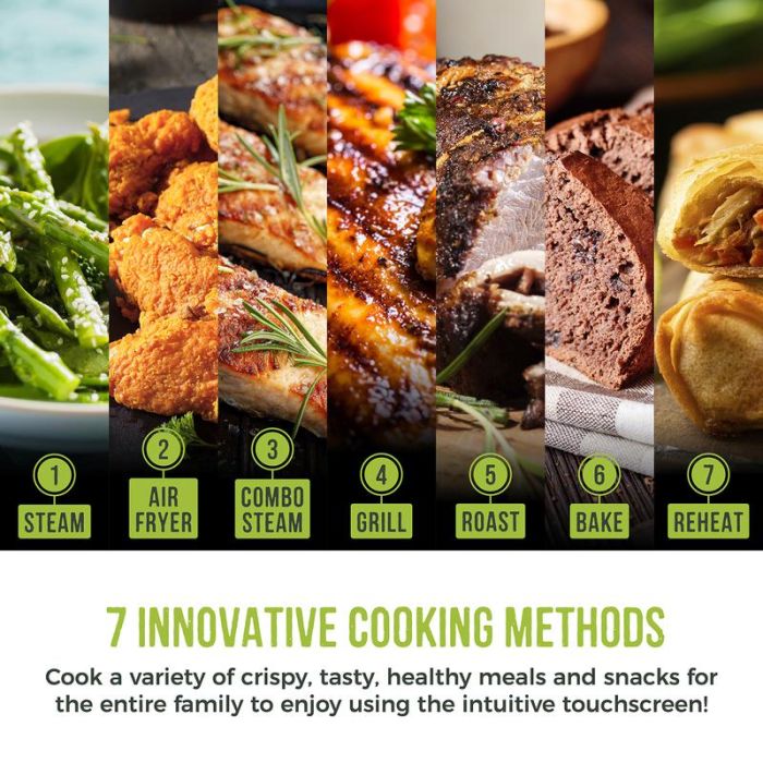 Tower T17101 Vortx 7 Litre Steam Air Fryer Black