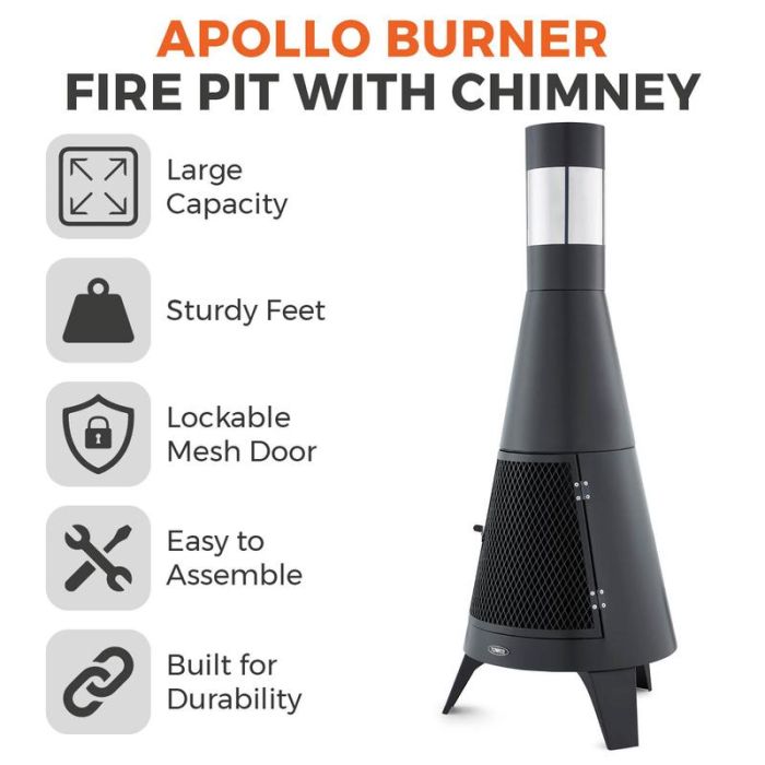 Tower T978508 Apollo Burner Black