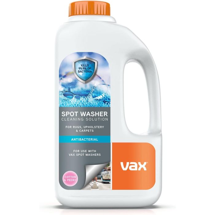 VAX 1-9-142885 Spotwash Antibacterial Solution 1.5L COTTON & PEONY