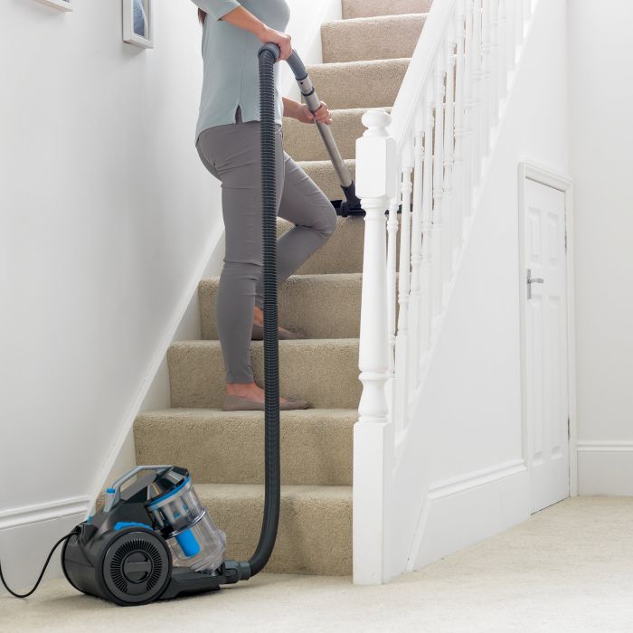 VAX CCQSASV1P1 Air Stretch Pet Vacuum Cleaner - Grey & Blue