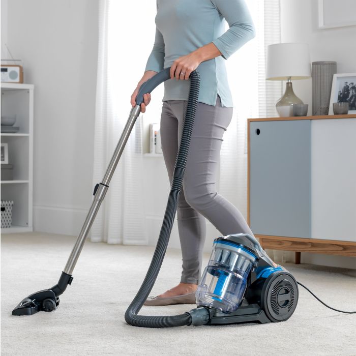 VAX CCQSASV1P1 Air Stretch Pet Vacuum Cleaner - Grey & Blue