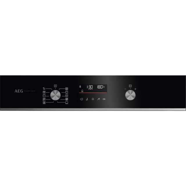 AEG GA5PB50FAB 59.5cm Built-In Electric Oven Gloss Black
