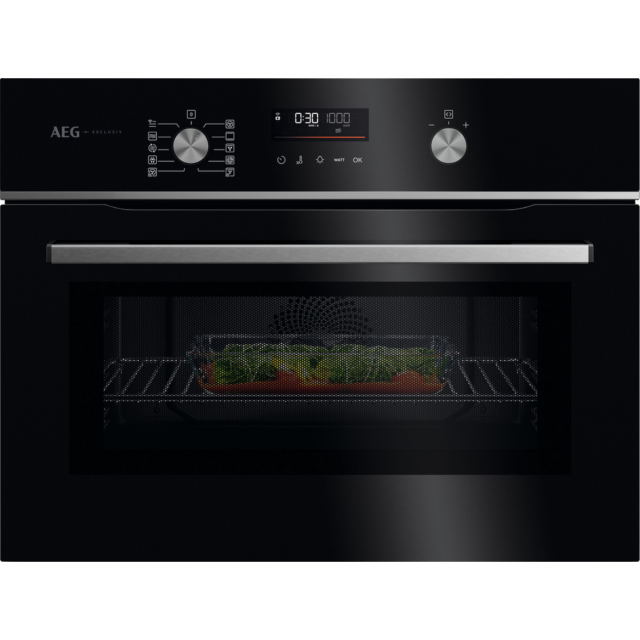 AEG GK6NK40FB 59.5cm Compact Combi Microwave Oven