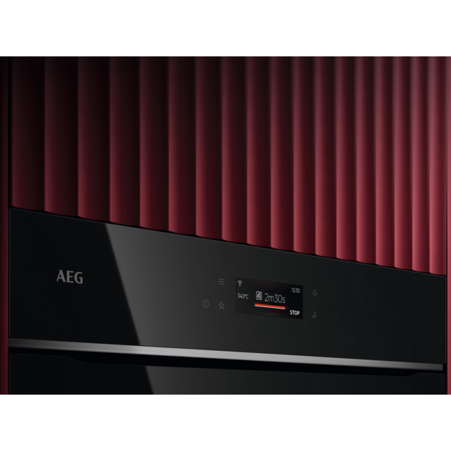 AEG GX7PB63FSB 59.6cm Built-In Electric Oven Gloss Black