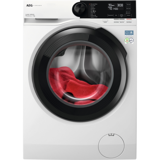 AEG LFR62944B 9kg 1400 Spin Washing Machine White