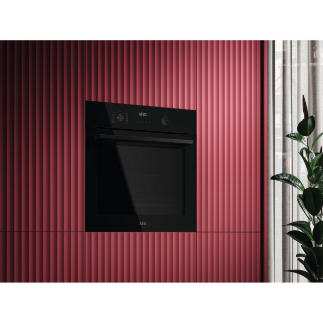 AEG OU5PB40XK Built-In Electric Single Oven Black