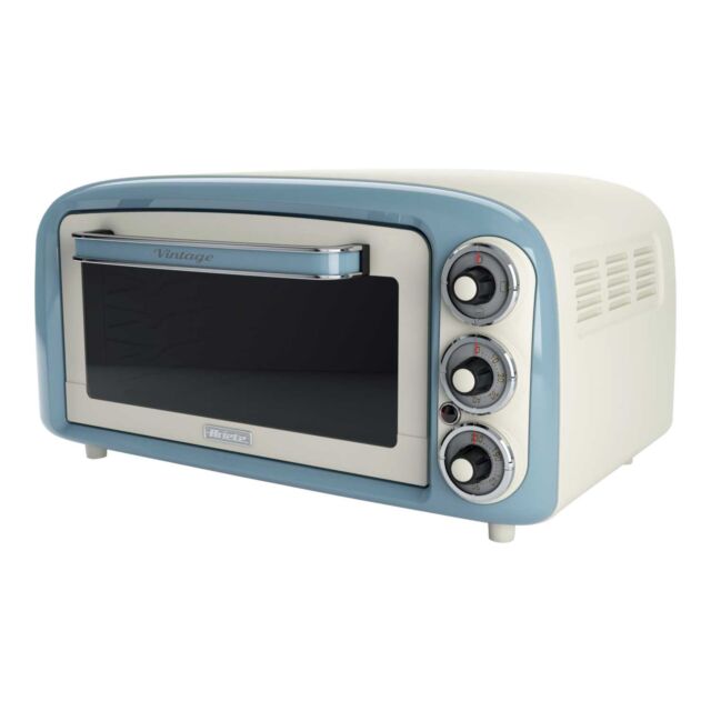 Ariete AR7905 18 Litre Vintage Mini Electric Oven - Blue 