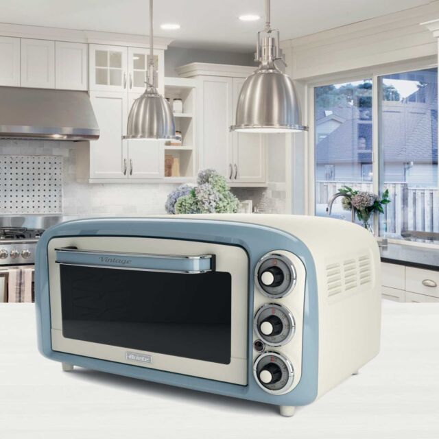 Ariete AR7905 18 Litre Vintage Mini Electric Oven - Blue 
