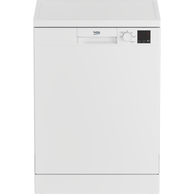Beko DVN05C20W Full Size Dishwasher - White - 13 Place Settings