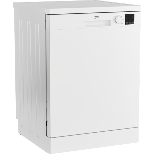 Beko DVN05C20W Full Size Dishwasher - White - 13 Place Settings