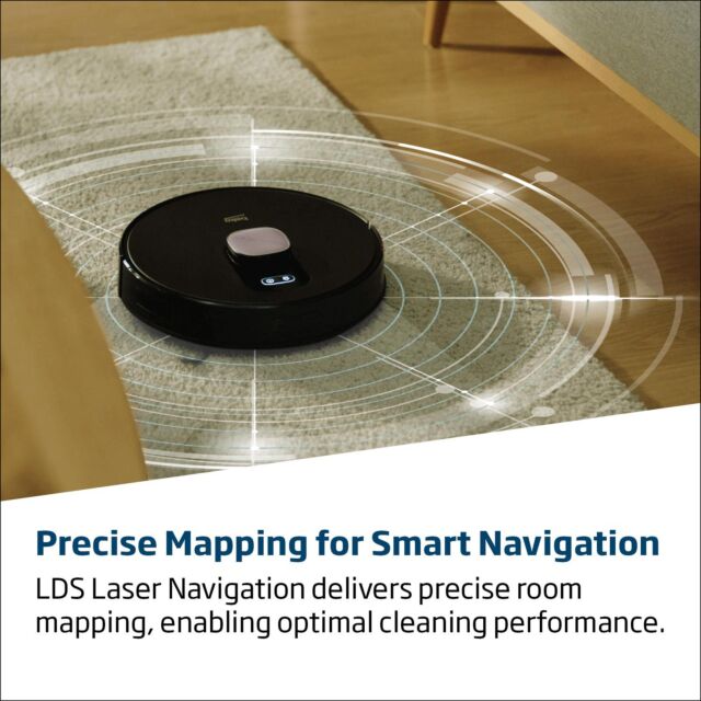Beko VRR61414VB RoboSmart Robot Vacuum Cleaner - 130 Minutes Run Time - Black
