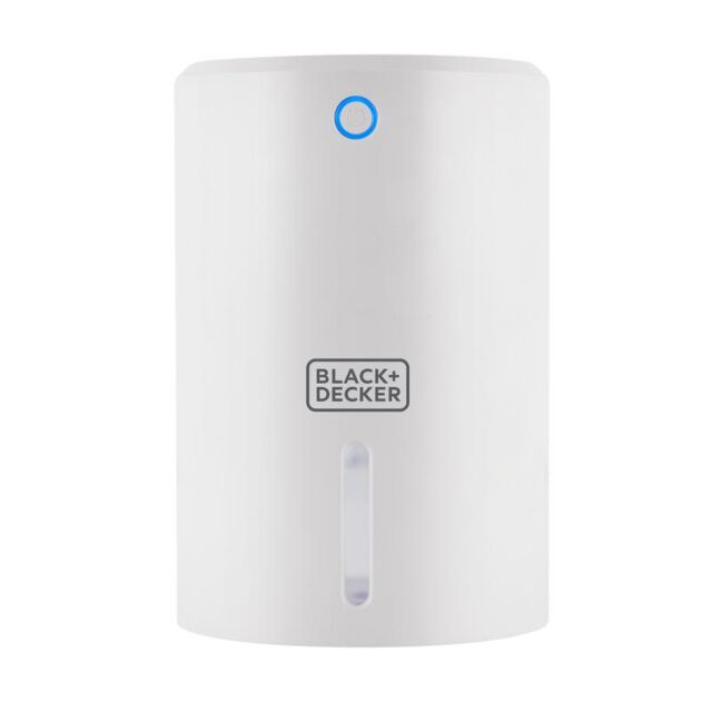 Black + Decker BXEH60001GB 900Ml Compact Dehumidifier White