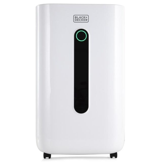 Black and Decker BXEH60004GB 20 Litre Dehumidifier With 24 Hour Timer White